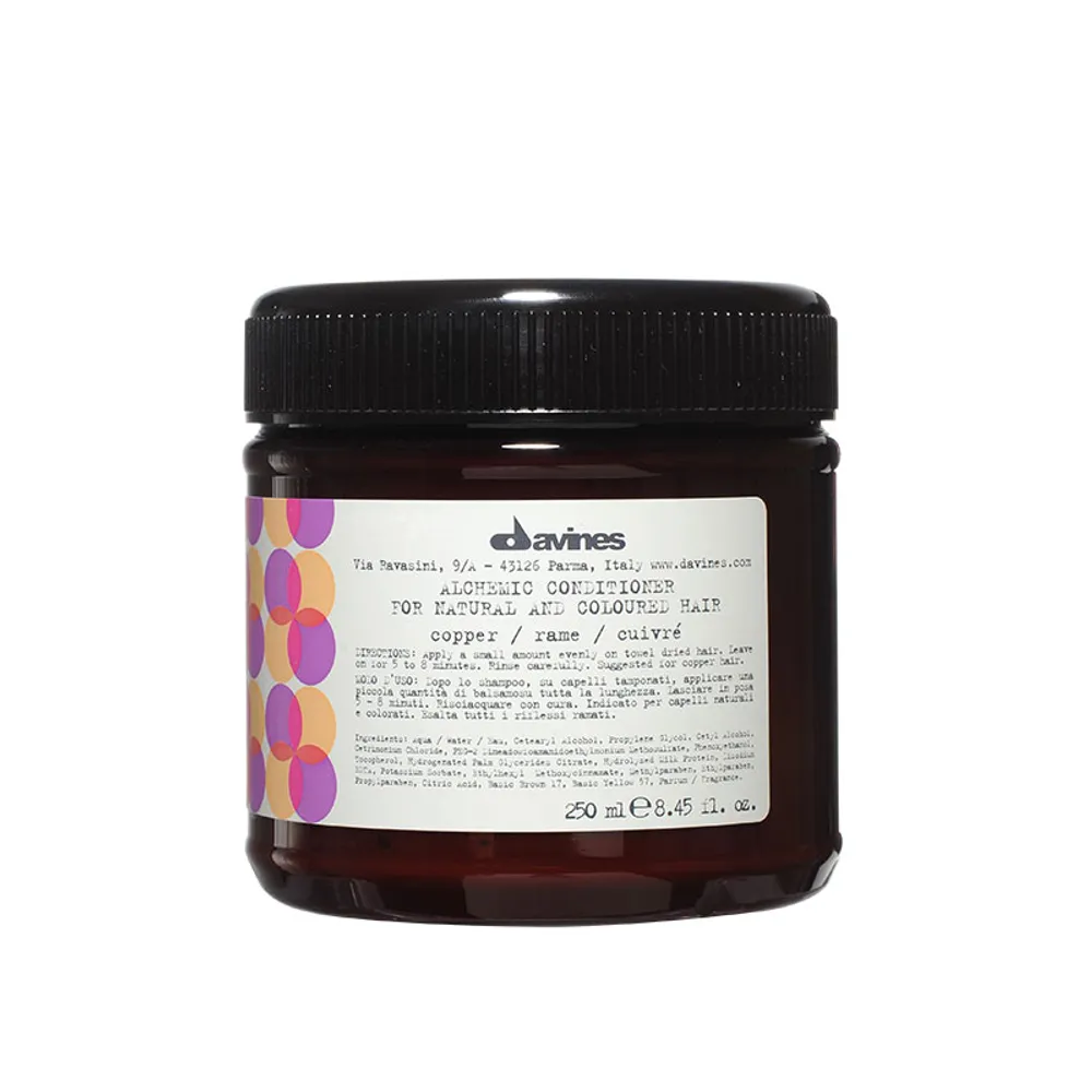 Davines Alchemic Copper Conditioner tooniv palsam vasetooni loomulikele ja värvitud juustele 250ml